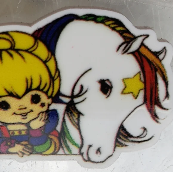 🌈 Homemade Rainbow Brite hairclips - Picture 8 of 10